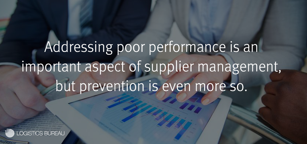 Preventing Poor Supplier Performance